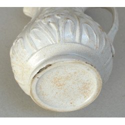 Cana de ceramica glazurata cu capac de cositor Anglia cca 1850