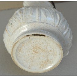 Cana de ceramica glazurata cu capac de cositor Anglia cca 1850