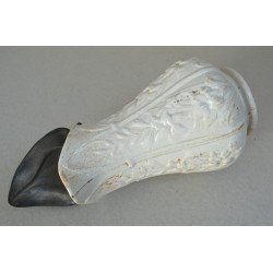 Cana de ceramica glazurata cu capac de cositor Anglia cca 1850