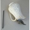 Cana de ceramica glazurata cu capac de cositor Anglia cca 1850