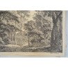 Antonie Waterloo "Peisaj cu arbori" gravura veche