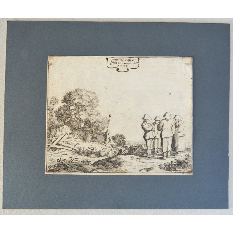 Pieter de Molijn "Landscape with Figures"...