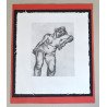 Lucian Freud "Blonde girl" print 1991