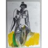 Ion Mihalache "Nud" tehnica mixta 2014