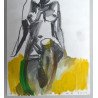 Ion Mihalache "Nud" tehnica mixta 2014