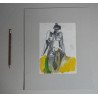 Ion Mihalache "Nud" tehnica mixta 2014