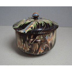 Interwar marbled ceramic tureen, Tompa Brothers ceramic...