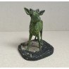 "Cerb" figurina de metal colorat cca 1900