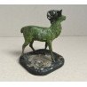 "Cerb" figurina de metal colorat cca 1900