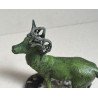 "Cerb" figurina de metal colorat cca 1900