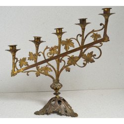 Bronze/brass candlestick, 19th century 2