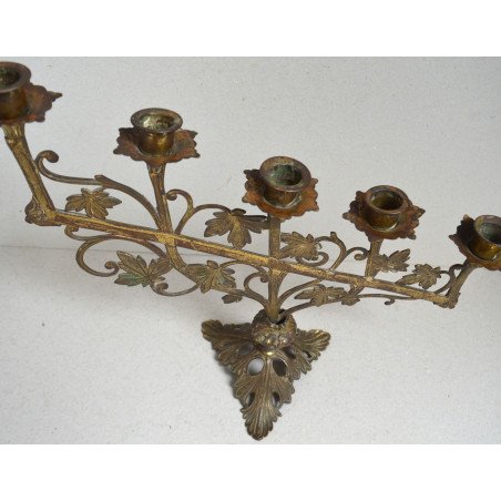 Bronze/brass candlestick, 19th century