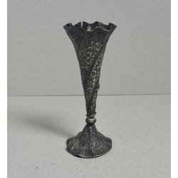 Footed metal vessel, circa 1880-1900 2
