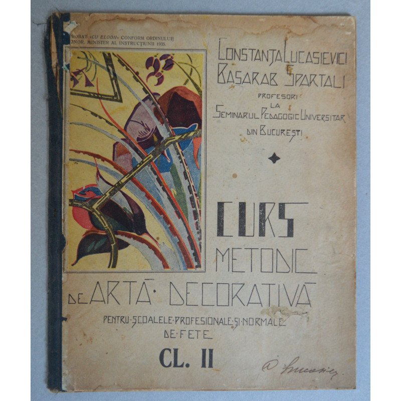 Constanta Lucasievici Basarab Spartali "Curs metodic de arta decorativa" 1935