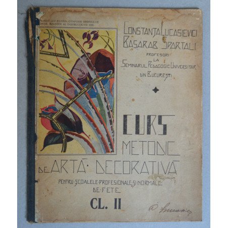 Constanta Lucasievici Basarab Spartali "Curs metodic de arta decorativa" 1935