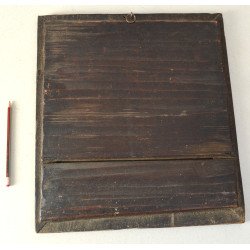 "Iisus vita de vie" icoana pe sticla de Scheii Brasovului sfarsit de sec XIX