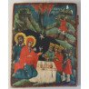 "Nasterea lui Iisus Hristos" icoana pe lemn secolul XIX