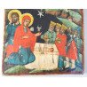 "Nasterea lui Iisus Hristos" icoana pe lemn secolul XIX