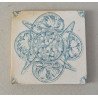 Placa ceramica Art Nouveau cca 1900