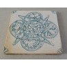Placa ceramica Art Nouveau cca 1900
