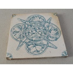 Placa ceramica Art Nouveau cca 1900
