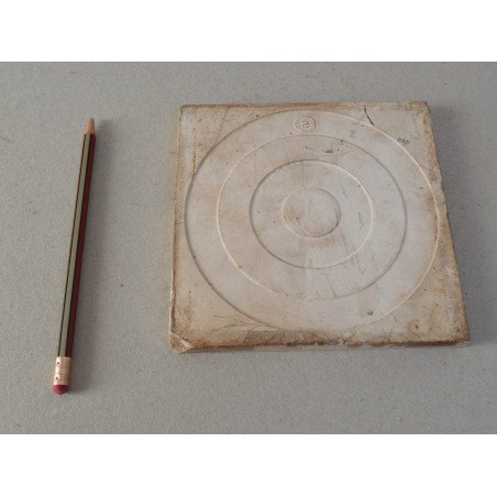 Placa ceramica Art Nouveau cca 1900