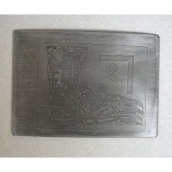 Gravura si placa sa de zinc anii 1970-1980