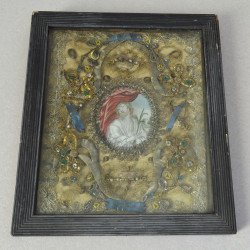 Pictură cu Iisus Hristos pe...