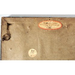 Pictură cu Iisus Hristos pe pergament înconjurată de moaște Spania, sec. XVII–XVIII