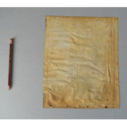 Arhanghelul Mihail tempera și cerneală pe pergament, Etiopia, sec. XVIII–XIX