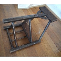 Scaun de stejar Arts & Crafts Anglia cca 1880-1900