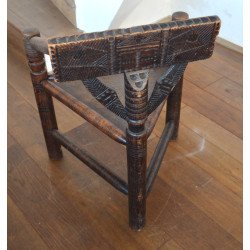 Scaun de stejar Arts & Crafts Anglia cca 1880-1900