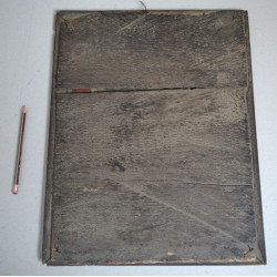 "Adam si Eva" icoana pe sticla de Gherla sau Nicula sfarsit de secol XIX