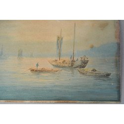 Frederick Leighton "Marina" acuarela 1881