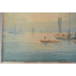 Frederick Leighton "Marina" acuarela 1881