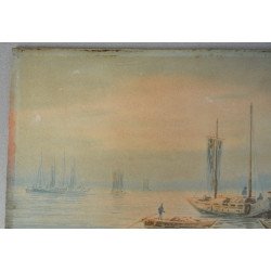 Frederick Leighton "Marina" acuarela 1881