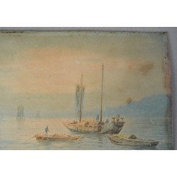 Frederick Leighton "Marina" acuarela 1881