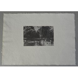 Gravura si placa sa de zinc anii 1970-1980