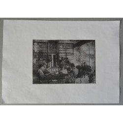 Gravura si placa sa de zinc anii 1970-1980