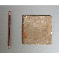 Placa de Delft cu biserica si columna secolul XVIII