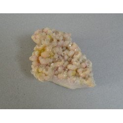 Lot doua specimene Granat si Cuart cu calcit