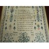 Sampler englezesc „Frailty of Man”, 1832