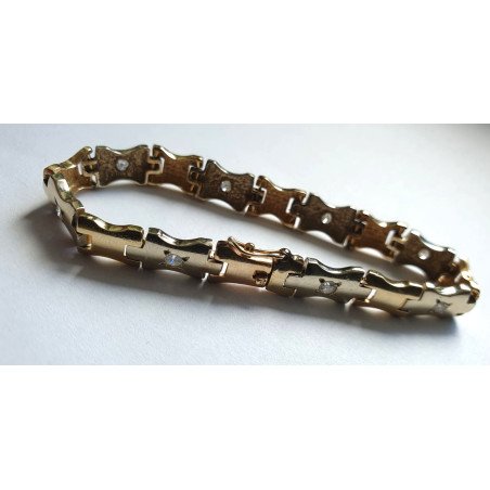 14k gold bracelet with diamonds