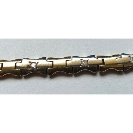 14k gold bracelet with diamonds