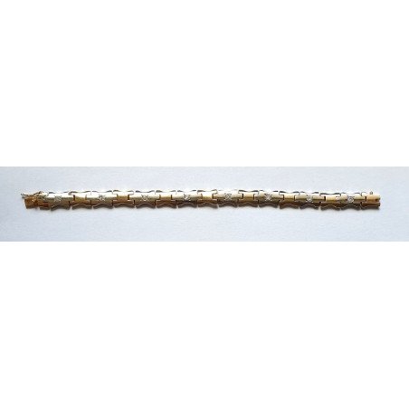 14k gold bracelet with diamonds