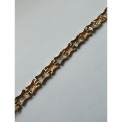 Bratara aur 14k cu diamante