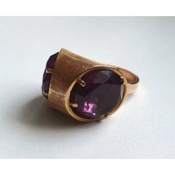 inel aur 18k ametist