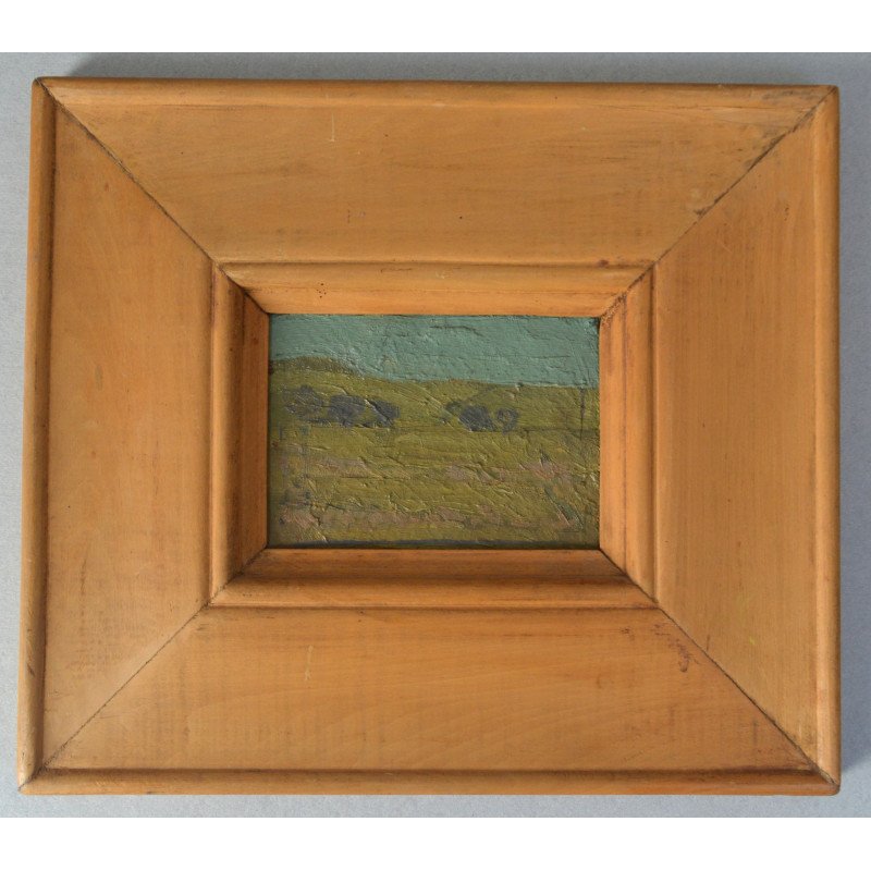 Ilie Boca "Lugos" oil on board, 1985