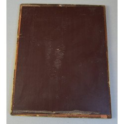 Pavel Zamfir "Maica Domnului Indurerata" icoana pe sticla Laz 1890