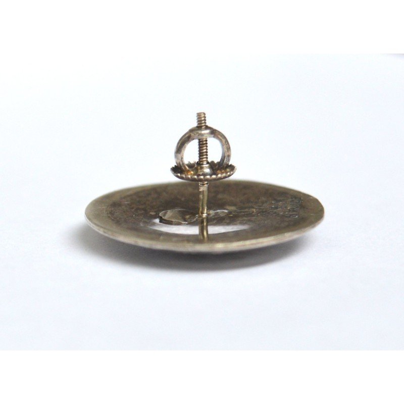 Antique silver earrings, Mexico, pre-1948
